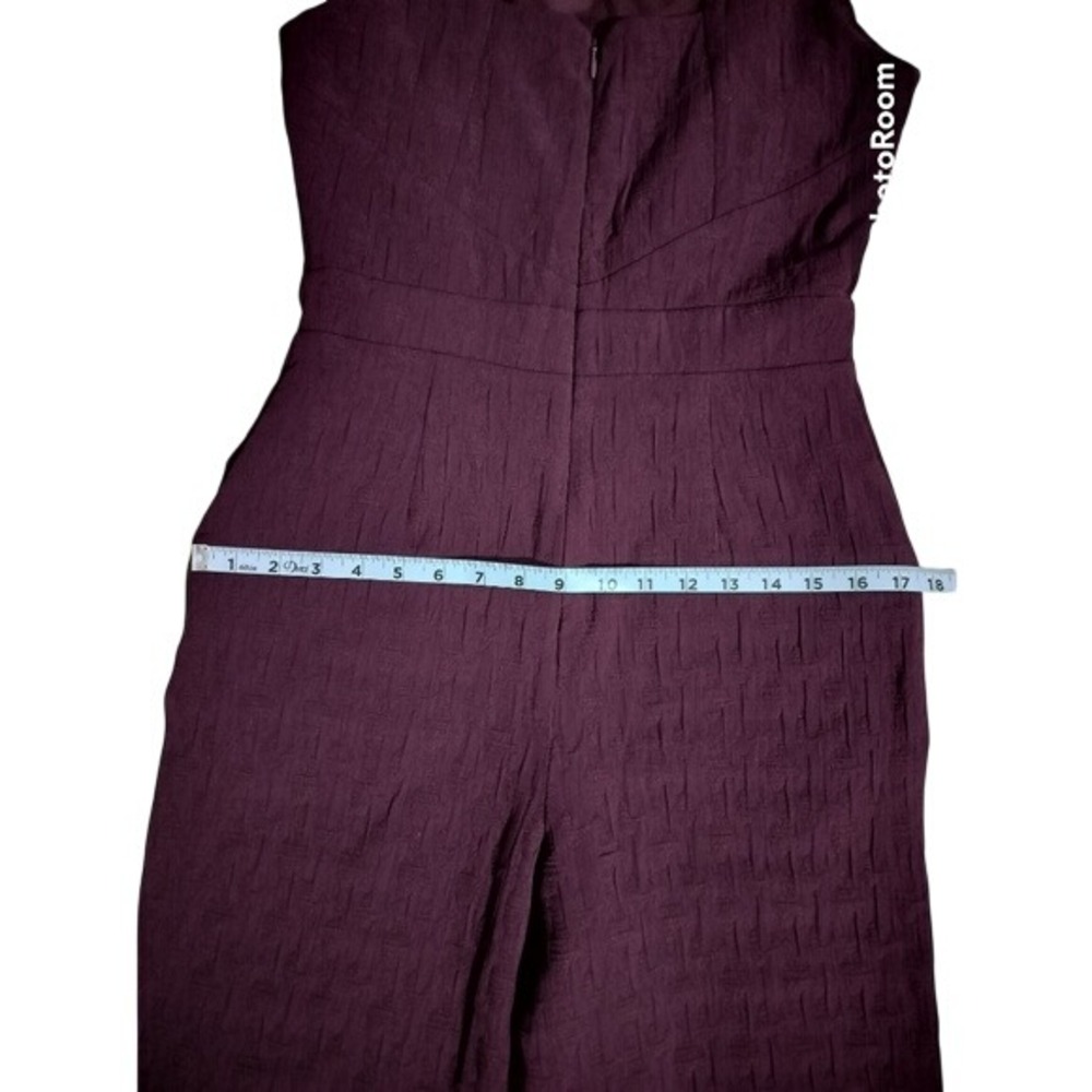 New Anthropologie Jumpsuit Eva Franco Textured Mock Neck Plu Size XS - Picture 14 of 17